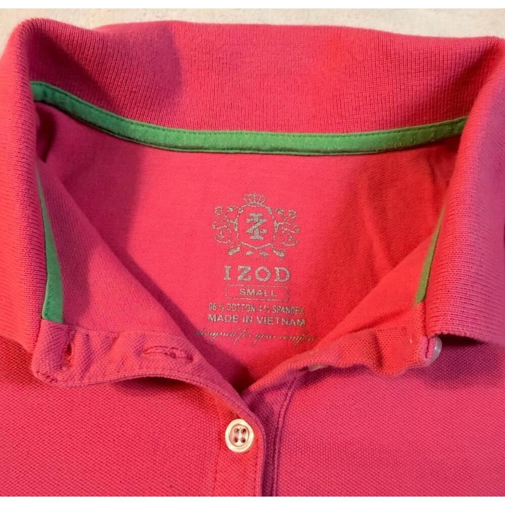 Vintage Pink Womens Izod Polo - Picture 2 of 6